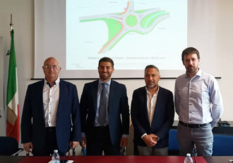 Da sinistra Gabriele Olivari , Roberto Gabriele, Franco Lucente, Loris Molteni 