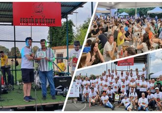 Festa d'Estate, a dinistra Paolo Lago consegna la benemeranza al dott. Luigi Di Palma 