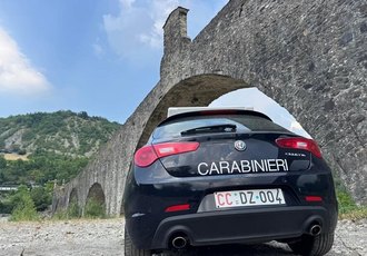 I Carabinieri sul luogo della tragedia 