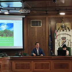 L'intervento il Consigere delegato alla Forestazione di Città Metropolitana, Giorgio Mantoan 