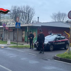 Carabinieri a Rozzano (Foto archivio) 