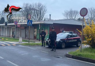 Carabinieri a Rozzano (Foto archivio) 