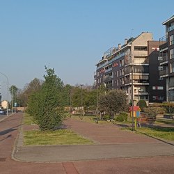 Bellaria, la parte aperta della piazza 