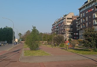 Bellaria, la parte aperta della piazza 