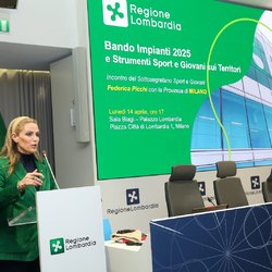 Federica Picchi Sottosegretario con delega a Sport e Giovani di Regione Lombardia 