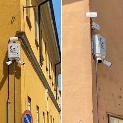 Le 4 nuove telecamere installate a Pantigliate 