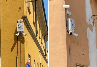 Le 4 nuove telecamere installate a Pantigliate 