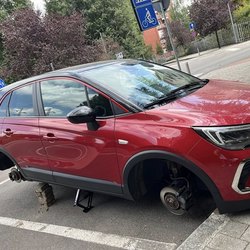 Una delle auto 