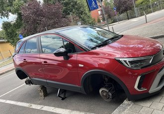 Una delle auto 