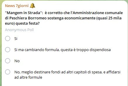 Vota il sondaggio 