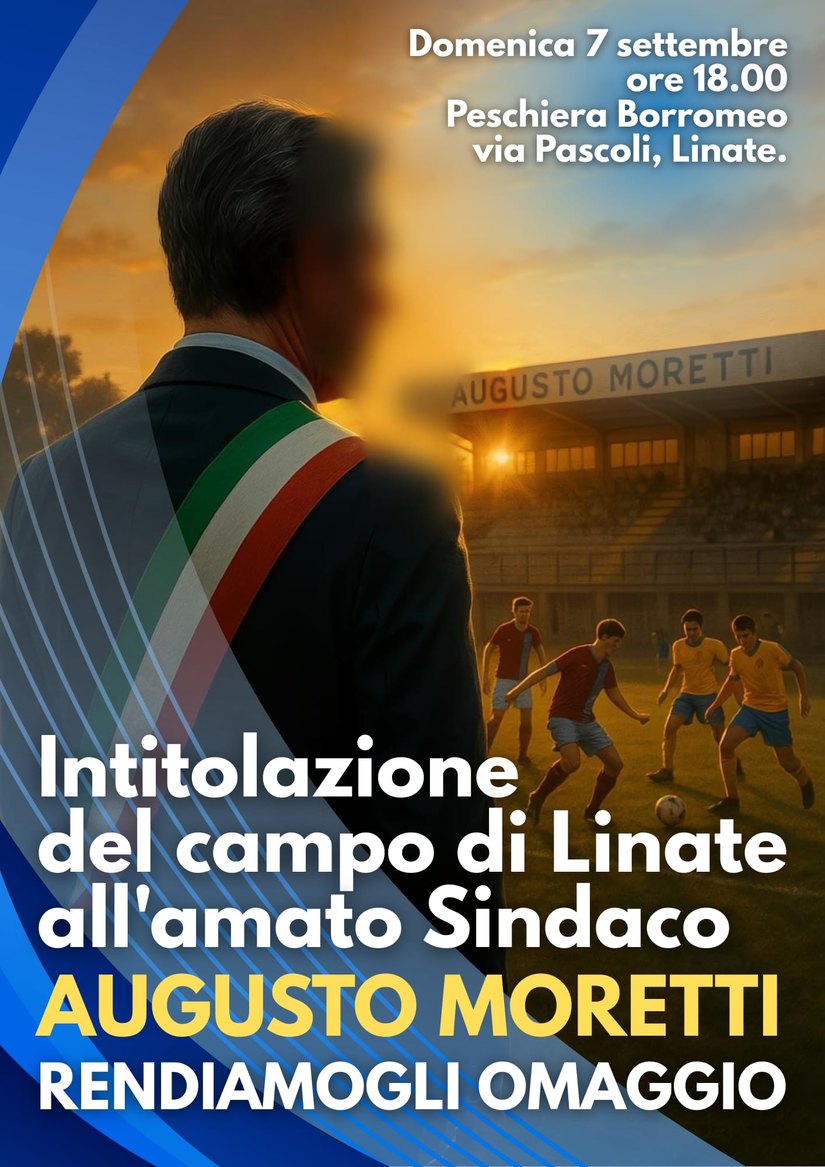 Il manifesto realizzato a corredo del Comunicato Stampa 