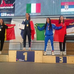 La nazionale azzurra Beatrice Russo (20 anni) sul podio europeo 