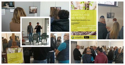 L'inaugurazione della mostra si è tenuta oggi alle 16.30 presso lo spazio Agorà di Piazza della Costituzione 