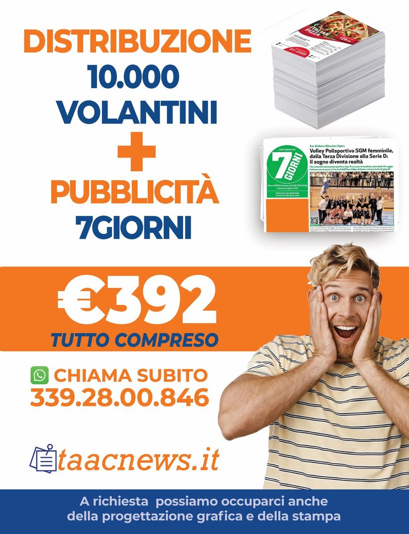 Promo in corso, abbinata con pubblicità su 7giorni 