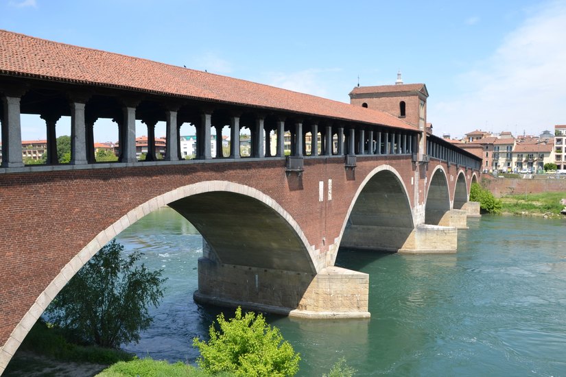Il fiume Ticino a Pavia 