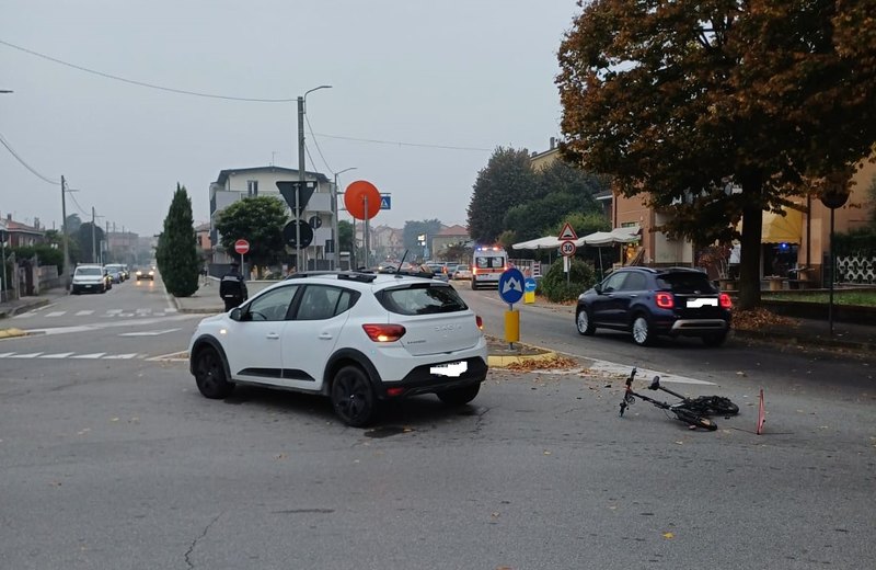Paullo, l'incidente di oggi 