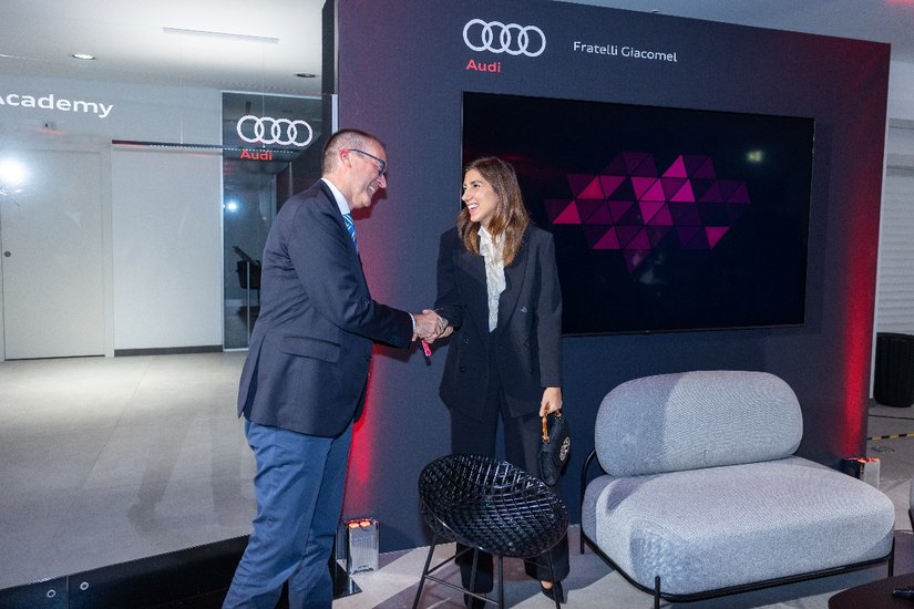 Alberto Giacomel Direttore Genarale e Alessia Cappello asessora del Comune di Milano 