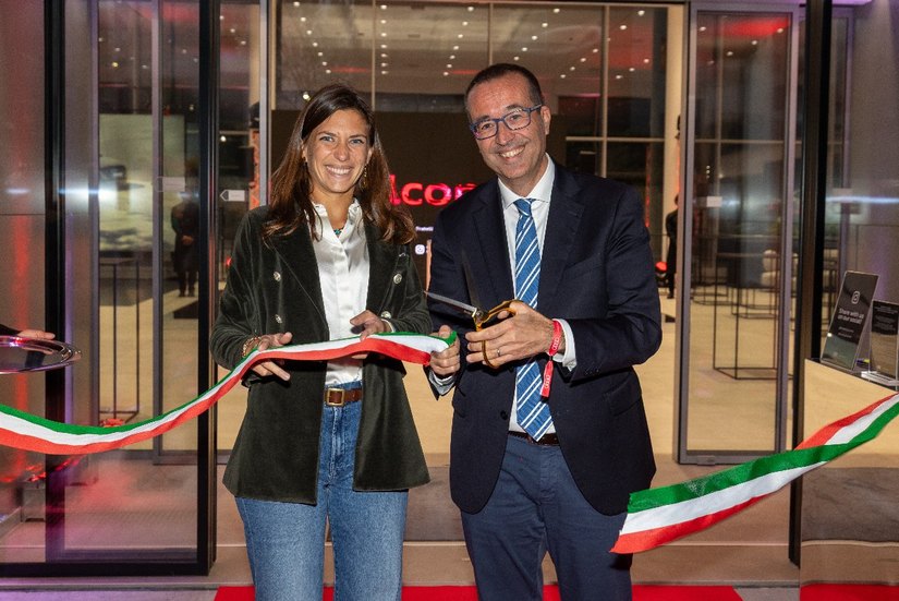 Assessora Martina Riva e Alberto Giacomel Direttore Generale Fratelli Giacomel 