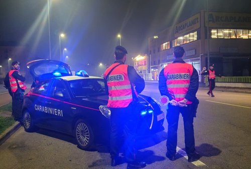 I carabinieri impegnati nei controlli a San Giuliano 