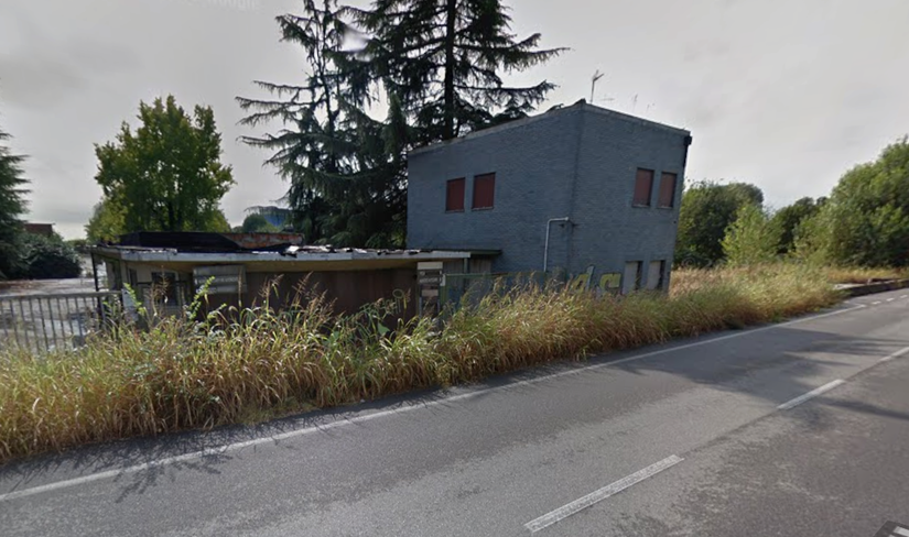 L'area dell'ex cartiera Fedrigoni di via Liberazione a Peschiera Borromeo 