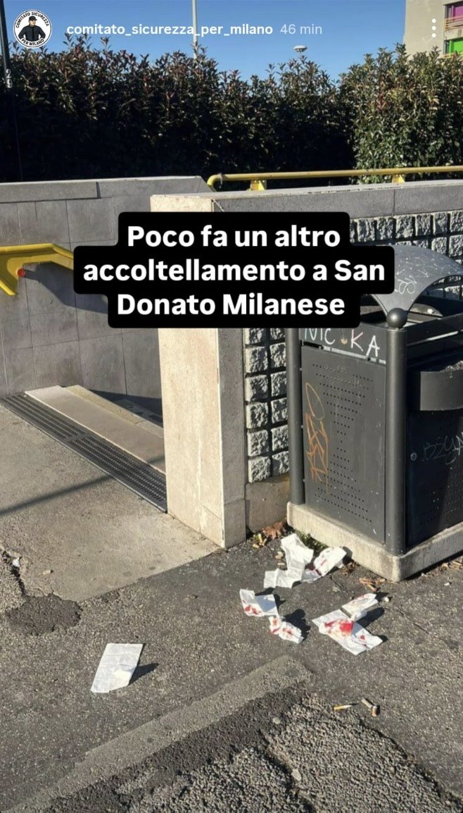 Foto pubblicata su Instagram da Comitato Sicurezza per Milano 