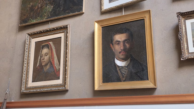 Lo studio di Giuseppe Pellizza. Photo: Stefano Brigati 