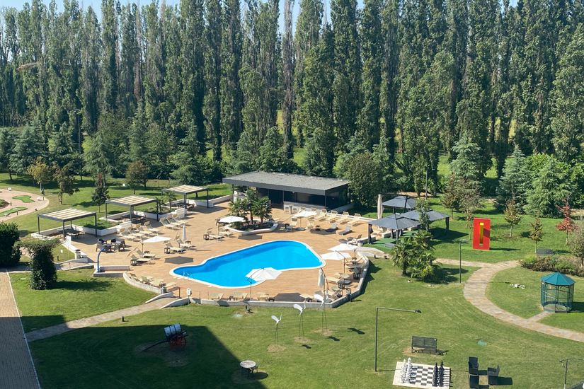 Il parco dell'AN Park Hotel 