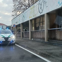 L'intervento della polizia locale 