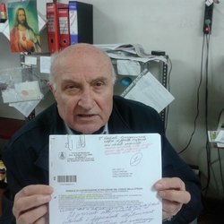 Franco Fabietti ex comandate polizia locale di Segrate; 