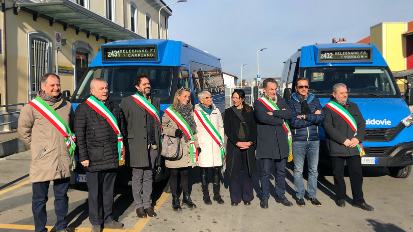 Il taglio del nastro 6/02/2020 con i sindaci del territorio 