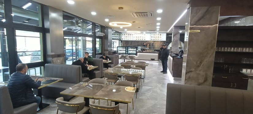 L'ampio salone 