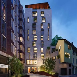 La palazzina di via Anfiteatro 7, nel cuore del quartiere Brera di Milano 