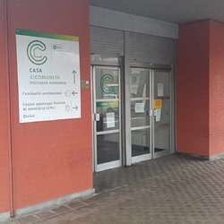 L'ingresso della Casa di Comunità di Peschiera Borromeo 