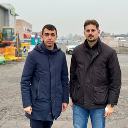 Christian Colombo, consigliere di Città Metropolitana e Simone Liberati, consigliere comunale di Paullo 