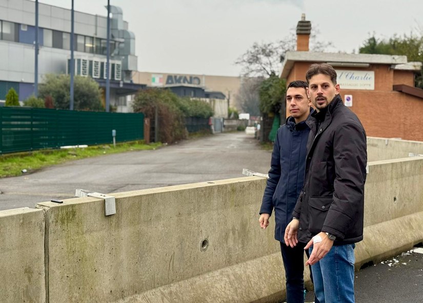 Simone Liberati, consigliere comunale di Paullo e Christian Colombo, consigliere di Città Metropolitana 