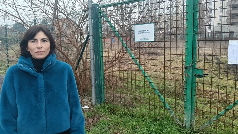 Il sopralluogo di 7giorni con il Consigliere comunale Roberta Castelli 