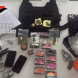 Droga e armi sequestrate al 19enne 