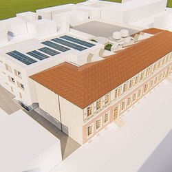 Come sarà l'ex scuola Mazzini dopo la riqualificazione 