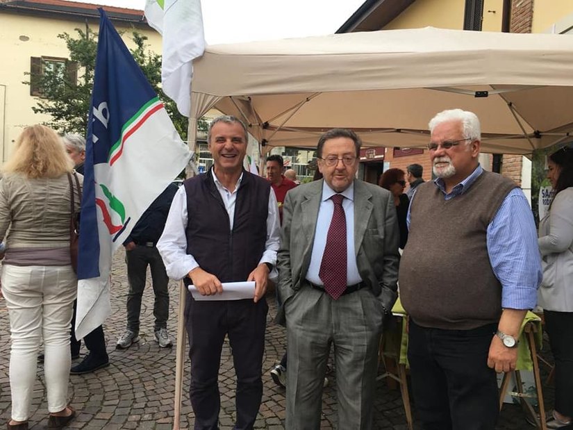 Fratelli d'Italia, da sinistra Antonio Florio, Riccardo De Coraro e Pietro Ferrari 