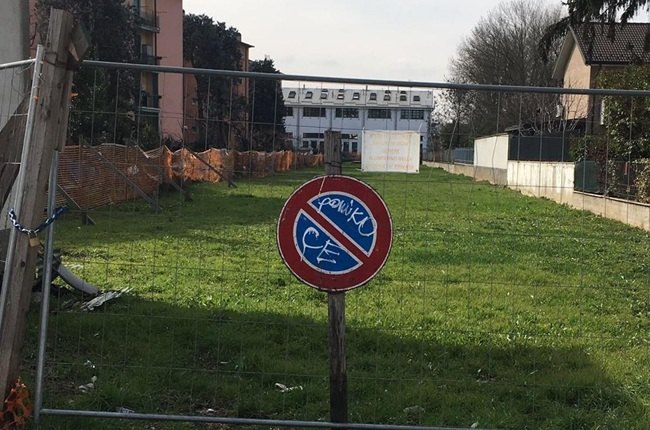 L'area che sarà interessata dai lavori 