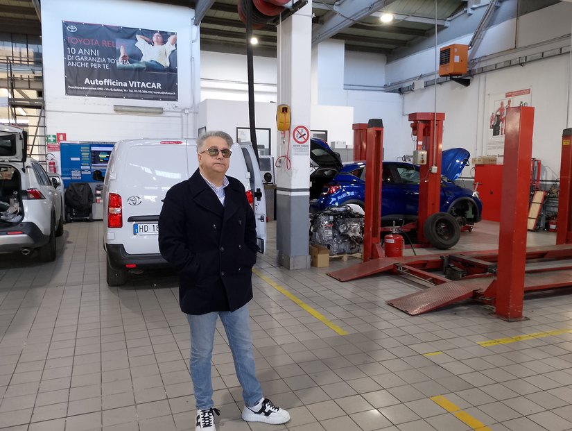 L'officina di Peschiera Borromeo 
