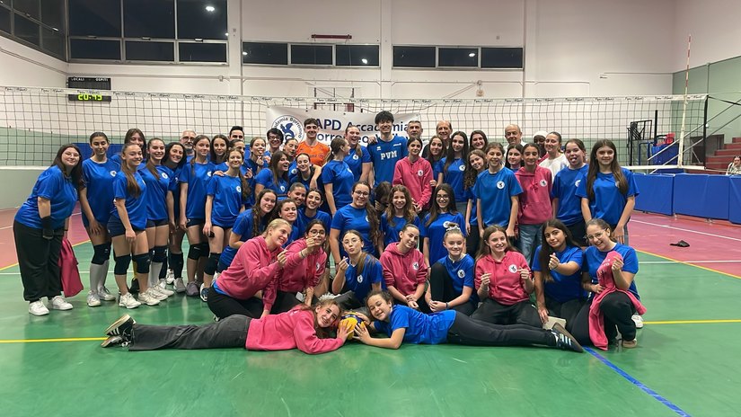 Le squadre dell'Accademia Borromeo con Otsuka Tatsunori e Leonardo Barbanti, 