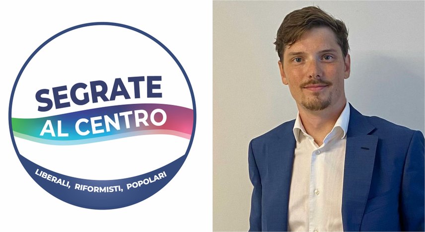 Il simbolo della nuova lista, e a destra l'avv. Marco Griguolo 