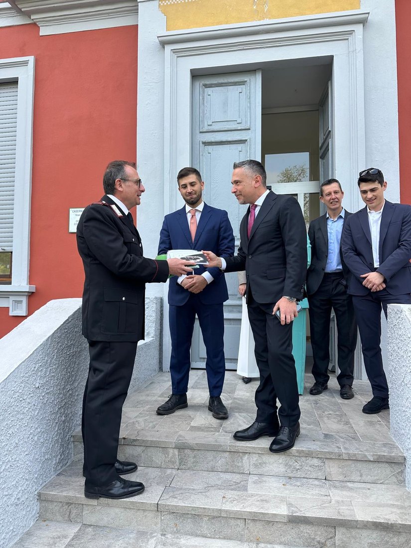Il benvenuto all'Arma, Franco Lucente ex sindaco di Tribiano aveva avviato il progetto 