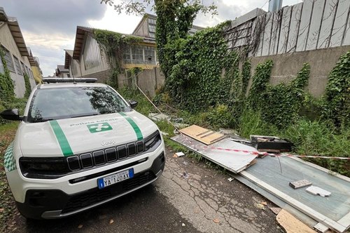 La discarica abusiva a Sesto Ulteriano 