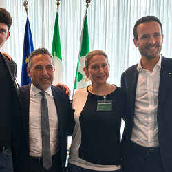 Da sinistra Simone Martelli, Franco Lucente, Rossana Campani e Marco Bestetti 