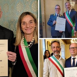 Da sx in senso orario: Paolo Colombo, Antonino Lutri e Francesco Piazza 