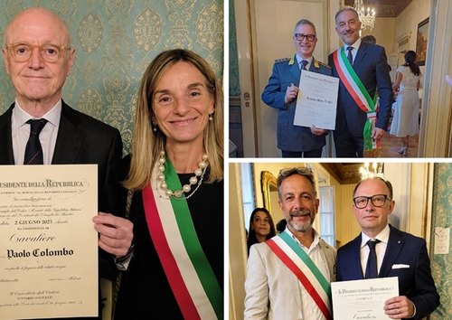 Da sx in senso orario: Paolo Colombo, Antonino Lutri e Francesco Piazza 