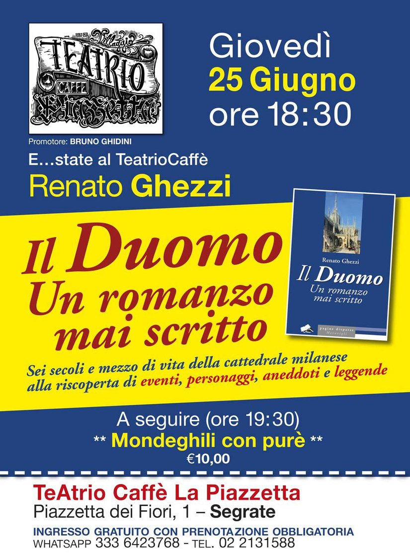 Il Duomo. Un romanzo mai scritto di Renato Ghezzi