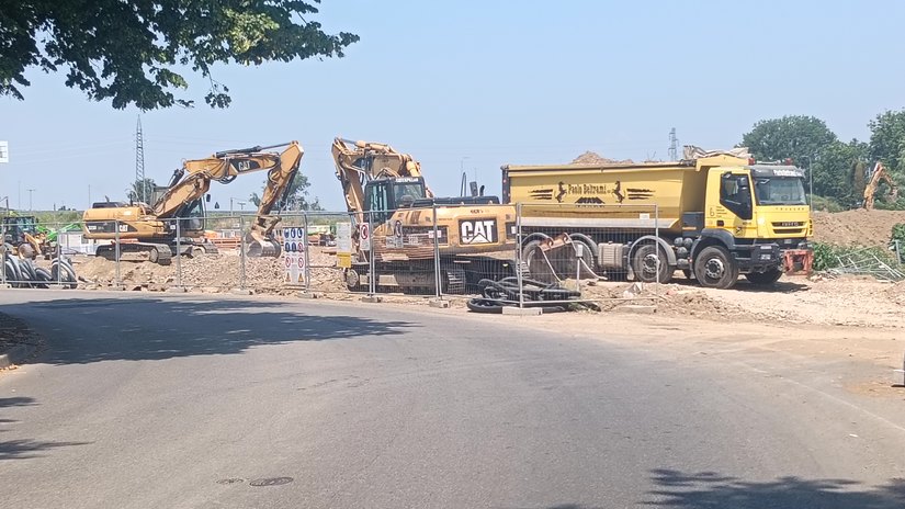 Ruspe in azione in zona San Pedrino 